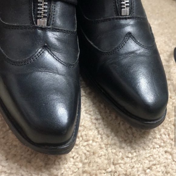 John Fluevog Jack Idol buckle women’s leather boots sz 7 gently used - Picture 10 of 14